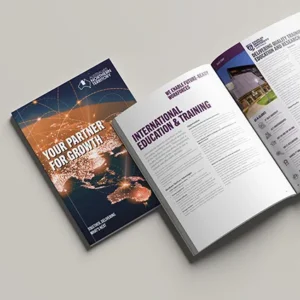 Brochure designed for the Northern Territory Government Partner for Growth investment campaign.